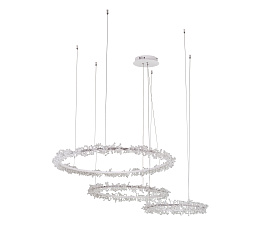 Kink Light 08246,01PA Подвес Лаура белый d40+60+80 Led 110W (4000K) с пультом ДУ